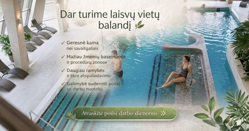 🌿 Dar turime laisvų vietų balandį